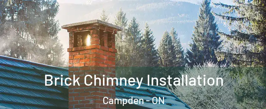  Brick Chimney Installation Campden - ON
