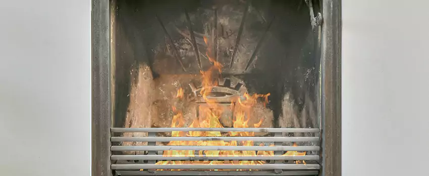 Travis Industries Linear Gas Fireplace Installation in Lincoln, Ontario