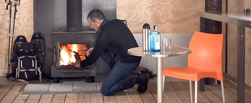 Open Hearth Wood Fireplace Installation in Lincoln, ON