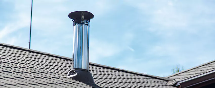 Outdoor Metal Chimney Installation in Lincoln, Ontario