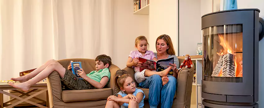 Outdoor Morso Fireplace Broken Screen Replacement in Lincoln, Ontario