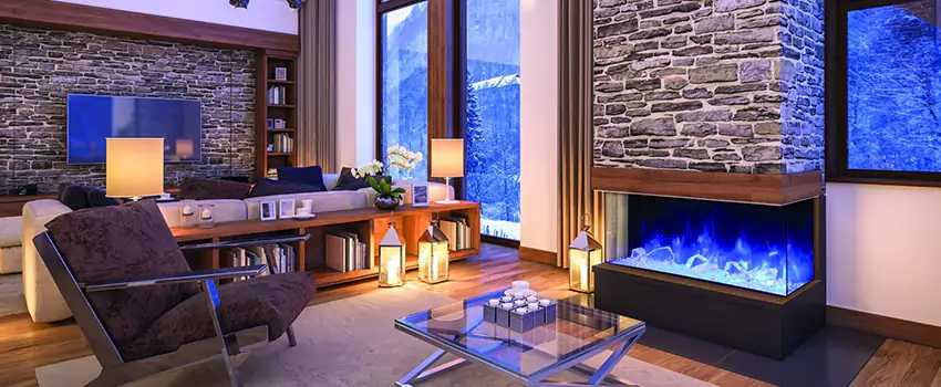 Dynamic Flame Color Fireplace Installation in Lincoln, ON